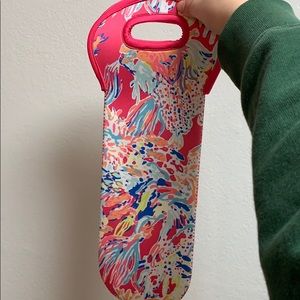 Lilly Pulitzer wine carrier